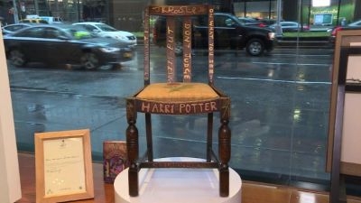J.K. Rowling's 'Harry Potter chair' going to auction