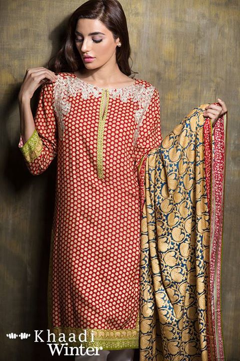 Khaadi Linen Winter Collection 2015 (5)