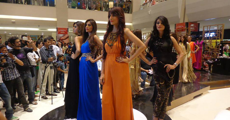 L Oreal Mall activation in Karachi