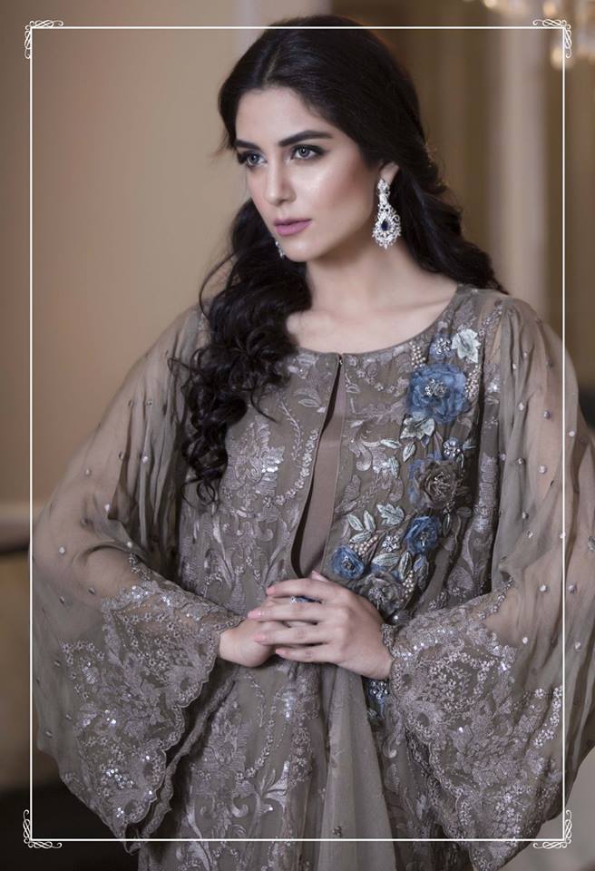 Maria.B Embroidered Luxury Collection 2016 Feat. Maya Ali Launched ...