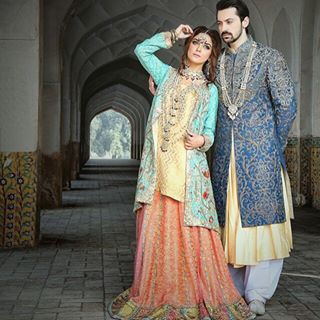 Maya Ali and Waqar Ali Butt in Samreen Vance House of Jewels photoshoot