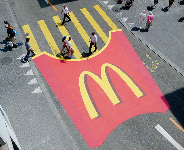 McDonalds Street Advertising - McFries