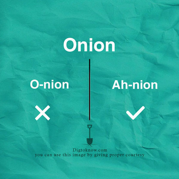 Wrong Food Spelling