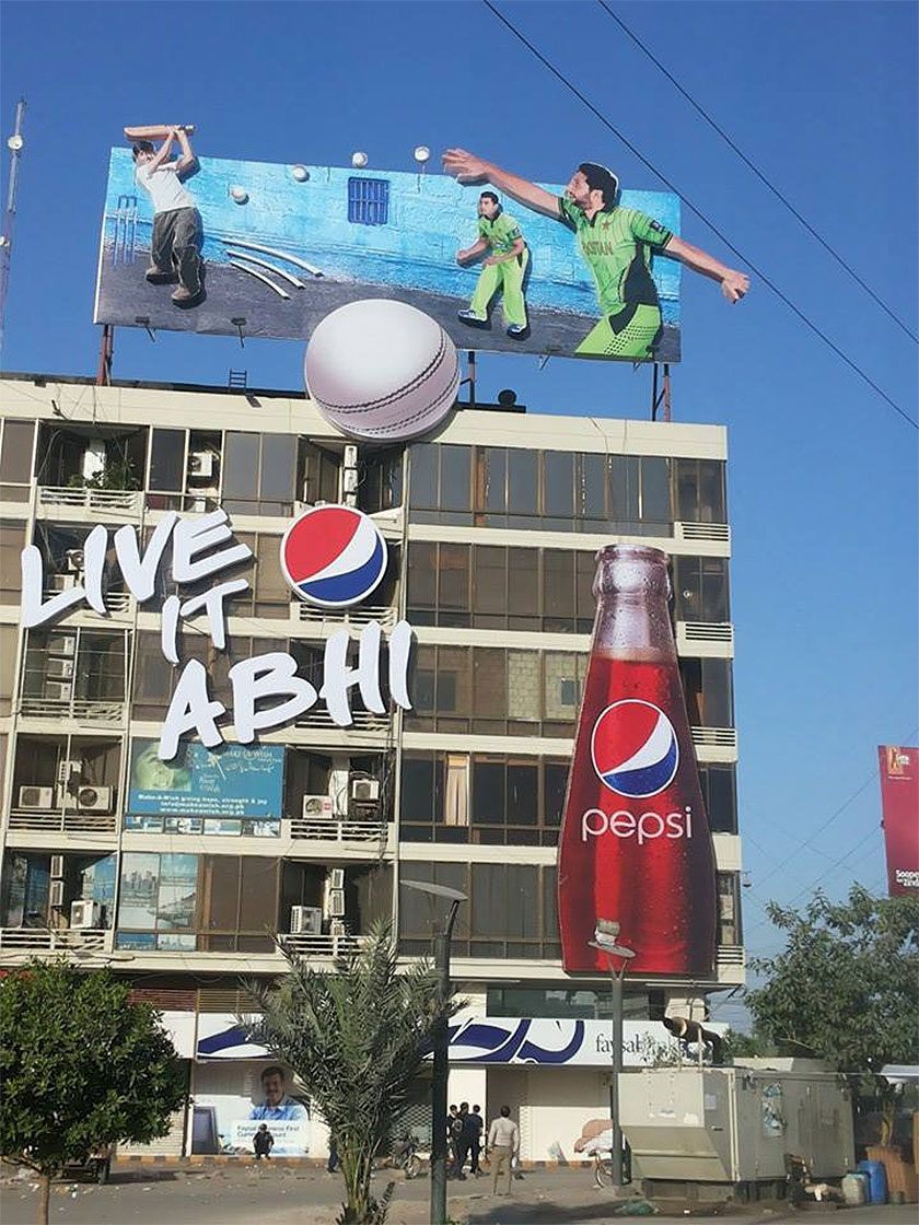 Pepsi Creative OOH Campaign World Cup 2015