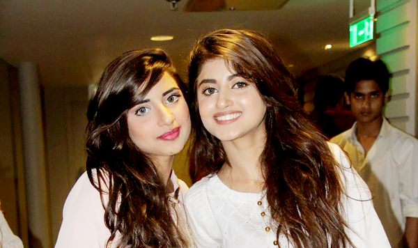 Pakistani actress Sajjal Ali & Sister Saboor Ali