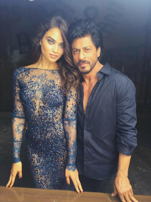 Shahrukh Khan and Shanina Shaik