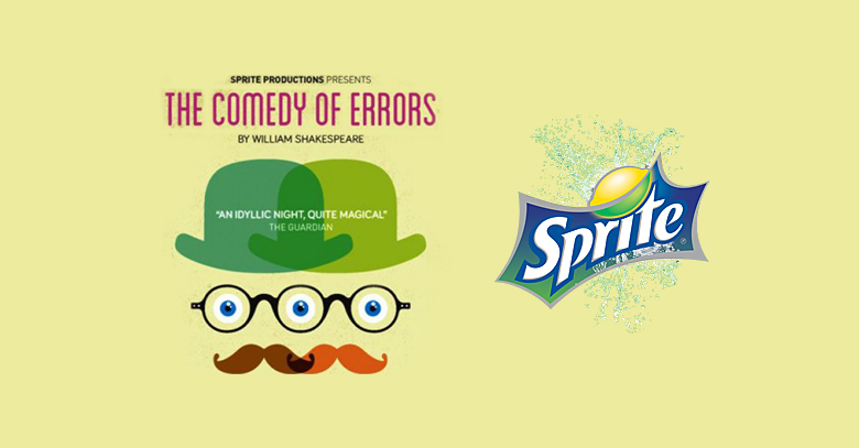 The Comedy of Errors brought to you by Sprite Productions