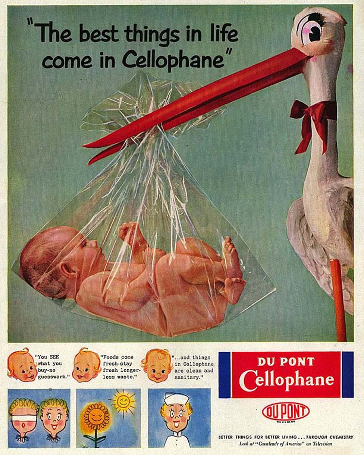 Vintage Ad - Du Pont Cellophane