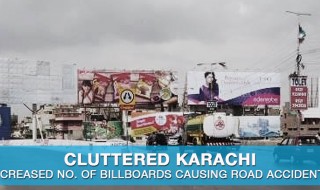 clutered Karachi