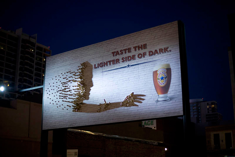 Newcastle Brown Ale Shadow Art