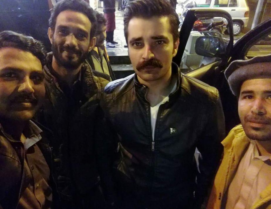 Hamza Ali Abbasi's Slick Look for Bilal Lashari's Upcoming Movie ft ...