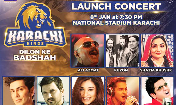 Karachi Kings Launch Concert Lead