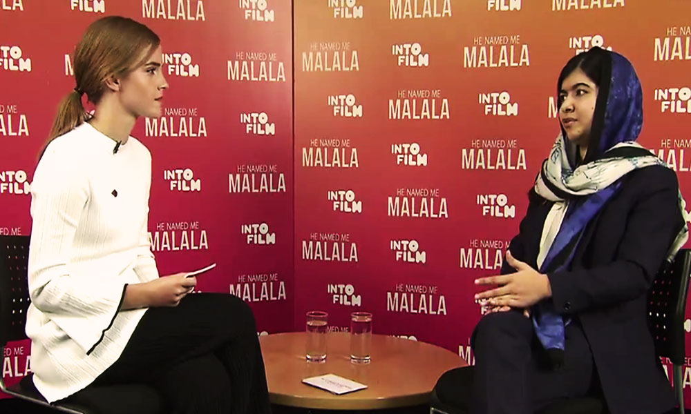 Emma Watson Interviews Malala Yousafzai - Brandsynario