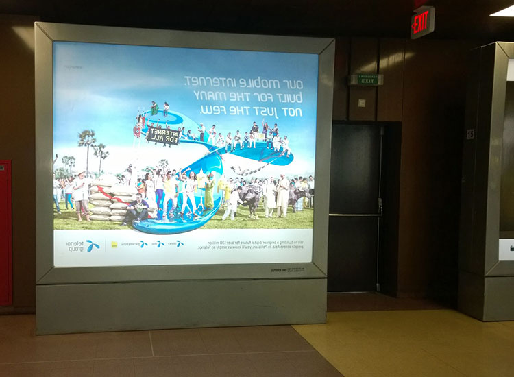 telenor backlit