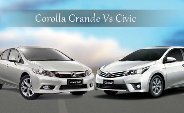 Toyota Corolla Altis Grande Vs Honda Civic I Vtec Oriel