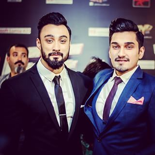 Pakistani singer Umair Jaswal with brother Umair Jaswal